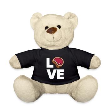 Steak - Teddy Bear - black - Front