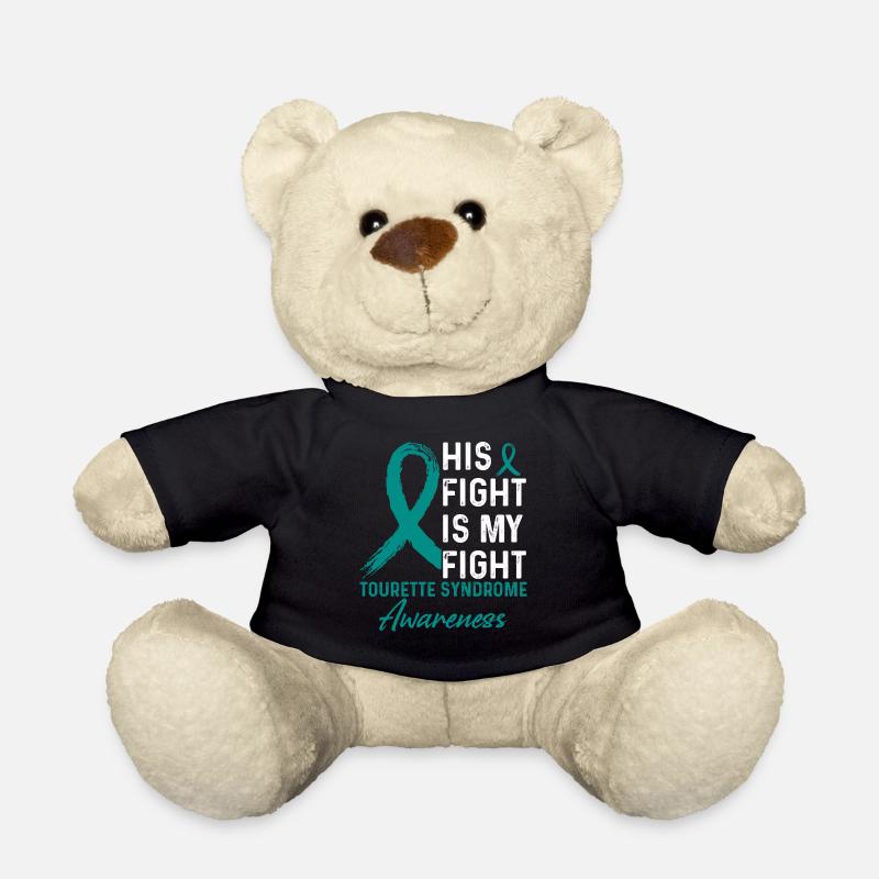 Son combat contre la conscience du syndrome de Gilles de la Tourette - Nounours - noir