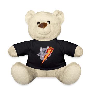Koala School Cone Back to School School Child ABC Sagittarius - Teddy Bear - black - Front