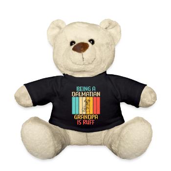 Gifts for Dalmatian Lovers - Teddy Bear - black - Front