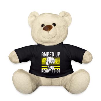 Electrician Electronics Technician - Teddy Bear - black - Front