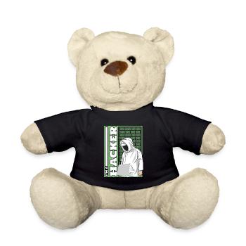 I'm A Hacker Social Engineering Phishing Sniffer - Teddy - Schwarz - Vorne