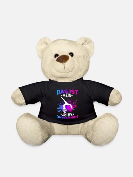 Das Ist Mein Handstand Shirt Trainer Sportverein T - Teddy - Schwarz