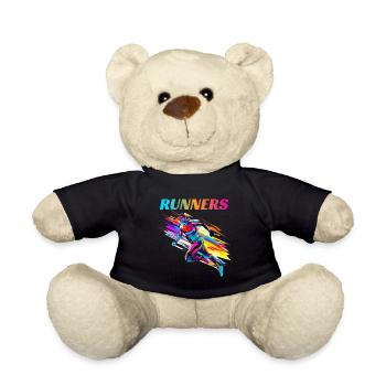 Dynamische Läufer Lauf Wettkampf - Teddy - Schwarz - Vorne