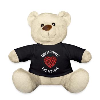 Gifts for Dalmatian Lovers - Teddy - Schwarz - Vorne