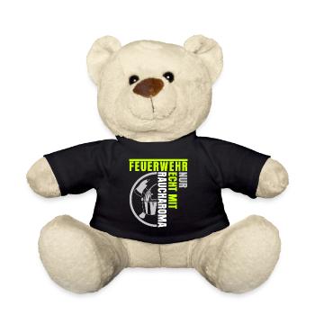 Jugendfeuerwehr Feuerwache Feuerwehr - Teddy - Schwarz - Vorne