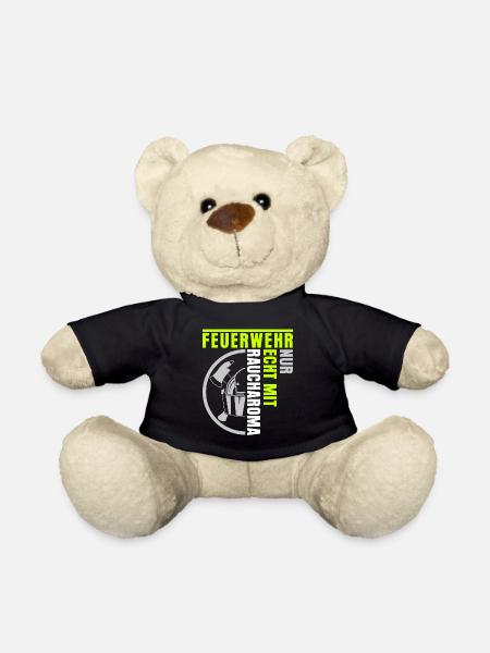 Jugendfeuerwehr Feuerwache Feuerwehr - Teddy - Schwarz