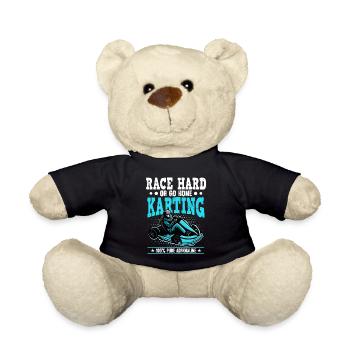 Race Hard Or Go Home Karting Pure Adrenalin - Teddy - Schwarz - Vorne