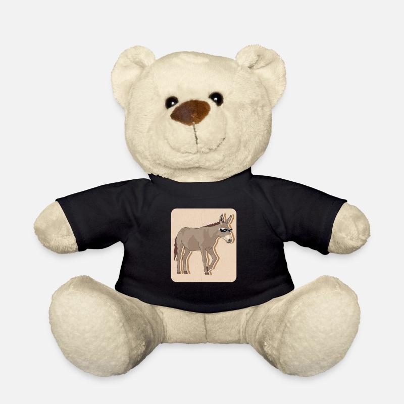 Âne propriétaire âne âne amoureux cadeau d’âne - Nounours - noir
