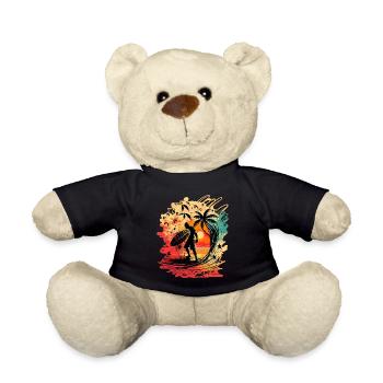 Lässiger Surfer in der aufgehenden Sonne unter Pal - Teddy - Schwarz - Vorne