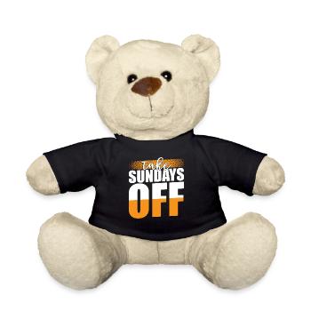 Erfolg Inspiration Spruch Sonntage Frei - Teddy - Schwarz - Vorne