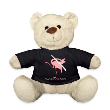 Flamingo Limbo Flamingos - Teddy Bear - black - Front