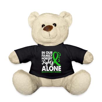 Personne ne lutte seul contre la dystrophie musculaire - Nounours - noir - Devant