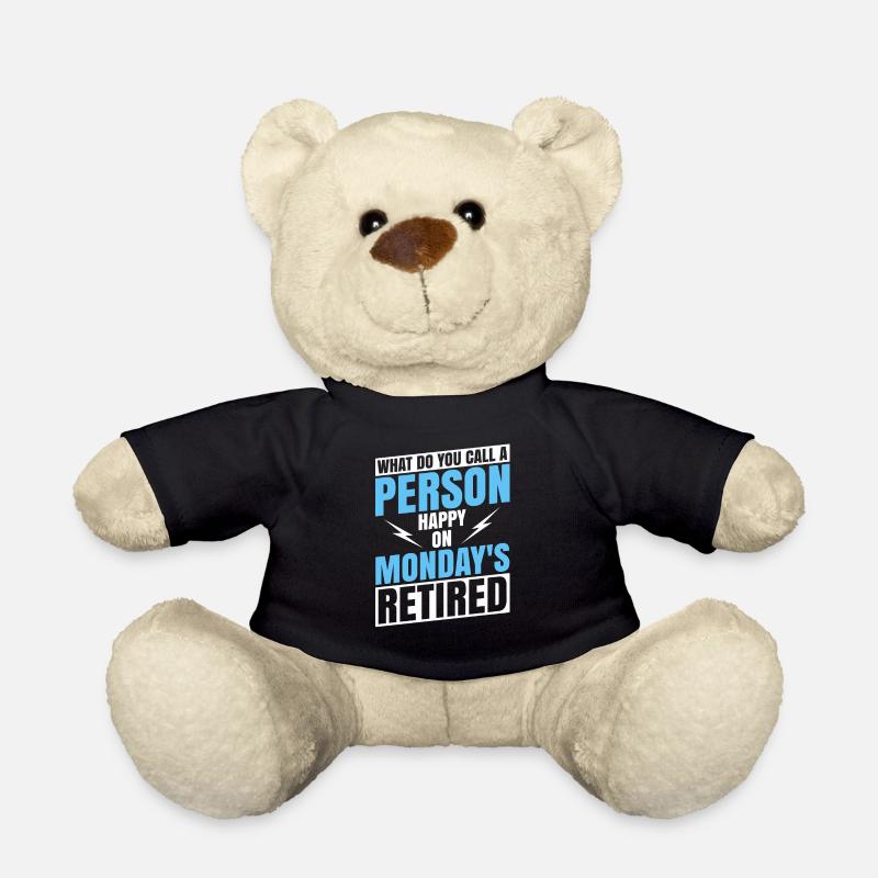 Rentner Rente Lustig - Teddy - Schwarz