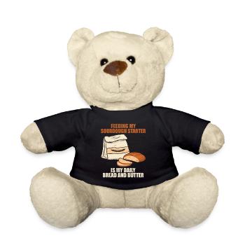 Saurdough Starter - Teddy Bear - black - Front