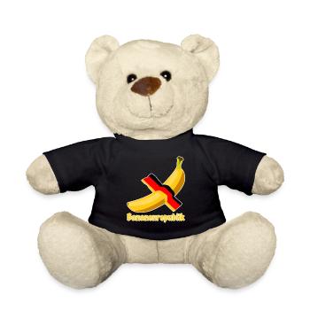Bananenrepublik deutsche Flagge - Teddy - Schwarz - Vorne