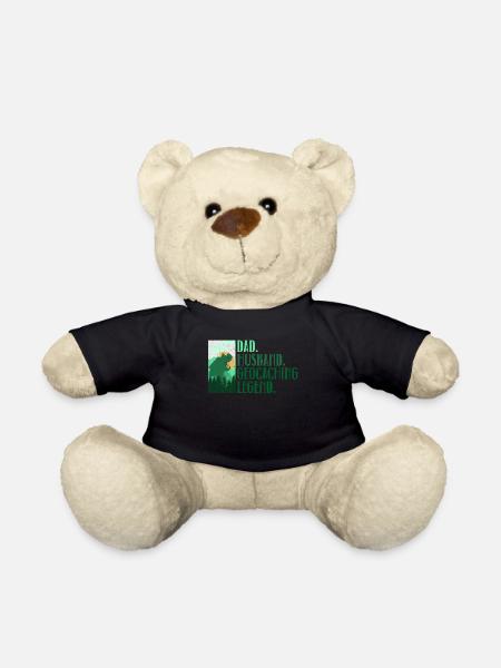 Vater. Ehemann. Geocaching-Legende. - Geocaching - Teddy - Schwarz