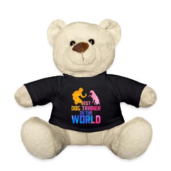 Best Dog Trainer In The World Training Job Saying - Teddy Bear - black - Front