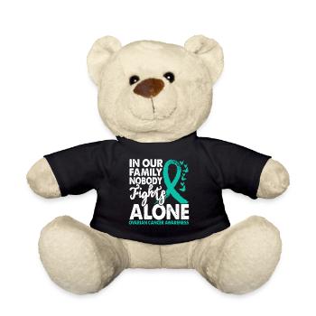 No one fights alone, month of enlightenment about - Teddy Bear - black - Front