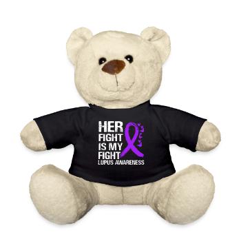 Lupus Awareness - Teddy Bear - black - Front