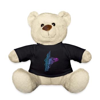 Tree Frog Toad Tadpole Frog Breeder Frog - Teddy Bear - black - Front