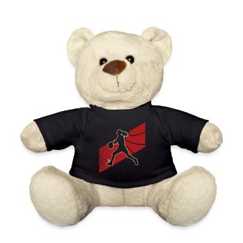 Basketball Basketballerin - Teddy - Schwarz - Vorne