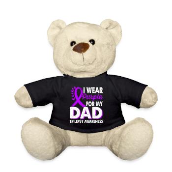 Portez du violet pour le - Nounours - noir - Devant