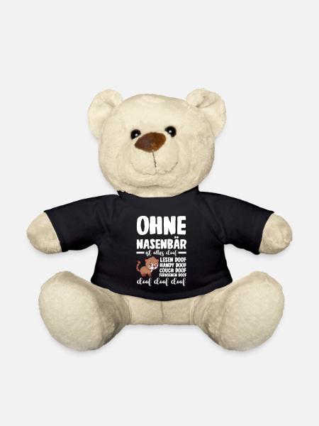 Nasenbär - Teddy - Schwarz