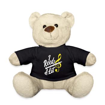 Klarinette Instrument Musik Klarinettist - Teddy - Schwarz - Vorne