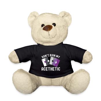 Asexuel Ace - Teddy - Schwarz - Vorne