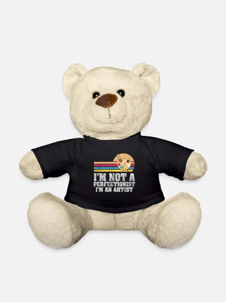Ich bin kein Perfektionist, ich bin ein Künstler - Teddy - Schwarz