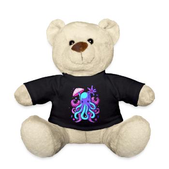 Octo Jelly Oktopus Meerestier - Teddy - Schwarz - Vorne
