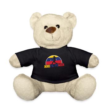 Venezuela Baseball Arepa Power Baseballspieler - Teddy - Schwarz - Vorne