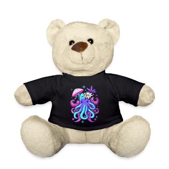 Calmar de poulpe otaku Otaku Kawaii - Nounours - noir - Devant