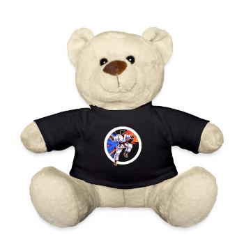 Karate Kampfkunst - Teddy - Schwarz - Vorne