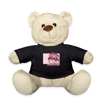 Pilzjagd-Gekritzel Chinesischer Hanzi-Pilz - Teddy - Schwarz - Vorne