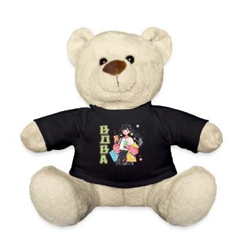 Anime et Boba Bubble Tea - Nounours - noir - Devant