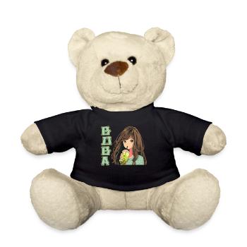 Anime et Boba Bubble Tea - Nounours - noir - Devant