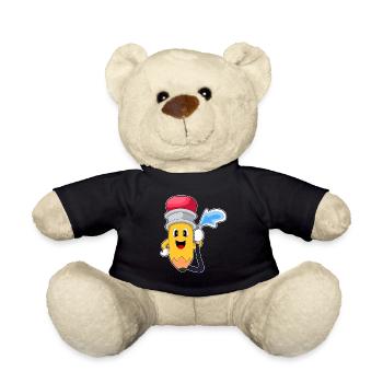 Bleistift Feuerwehrmann Feuerwehr - Teddy - Schwarz - Vorne