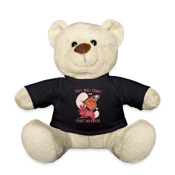 Monarch Butterfly Milkweed - Teddy Bear - black - Front