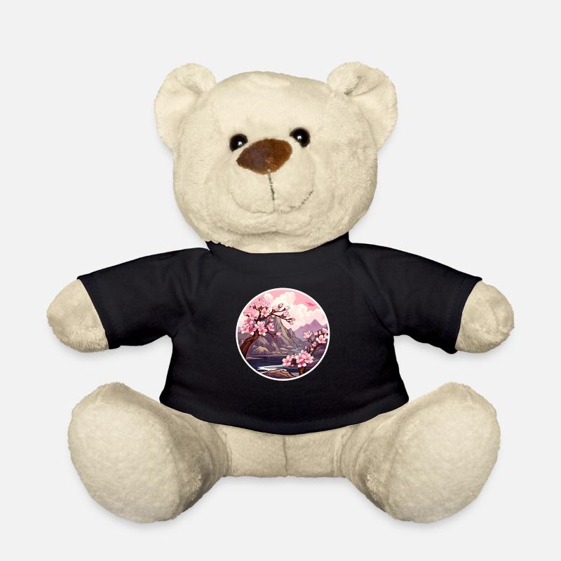 Cerisier en fleurs - Nounours - noir