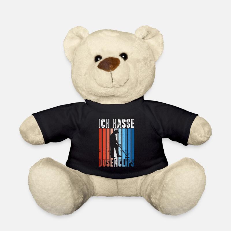 Ich Hasse Dosenclips - Metalldetektor Sondengänger - Teddy - Schwarz
