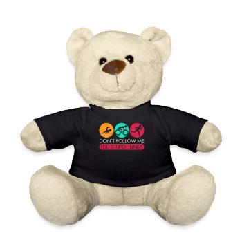 Triathlon Funny Triathletes Triathlete - Teddy Bear - black - Front