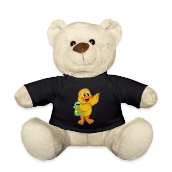 Ente Schüler Rucksack Schule - Teddy - Schwarz - Vorne
