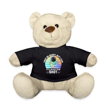 Ich kann deinen Schuss blockieren Beachvolleyball - Teddy - Schwarz - Vorne