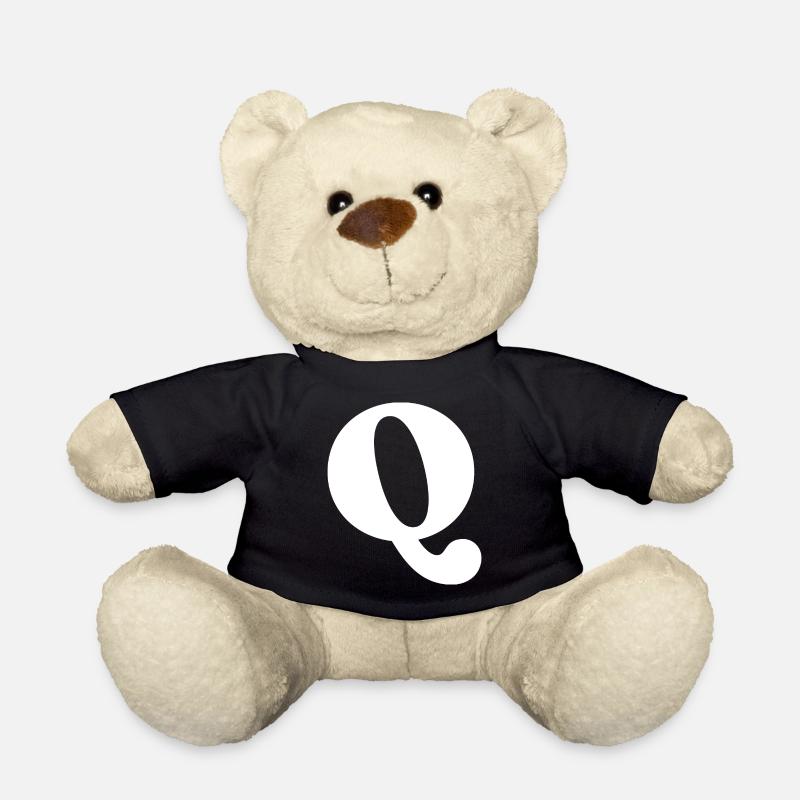 Lettre q - Nounours - noir