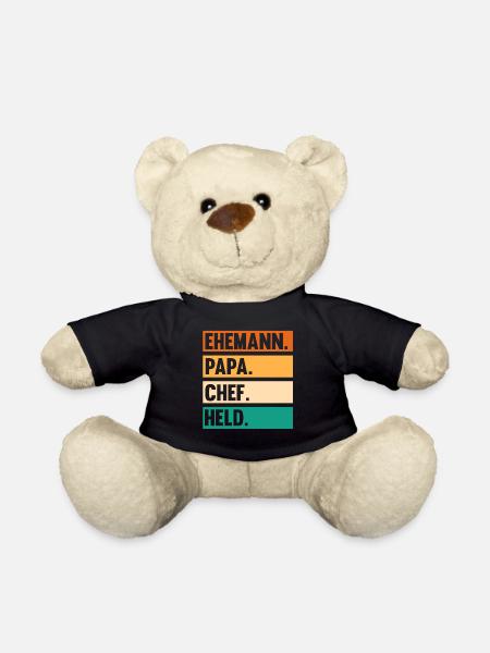 Arbeit Kollegen Vater Papa Teamleiter Führungskraf - Teddy - Schwarz
