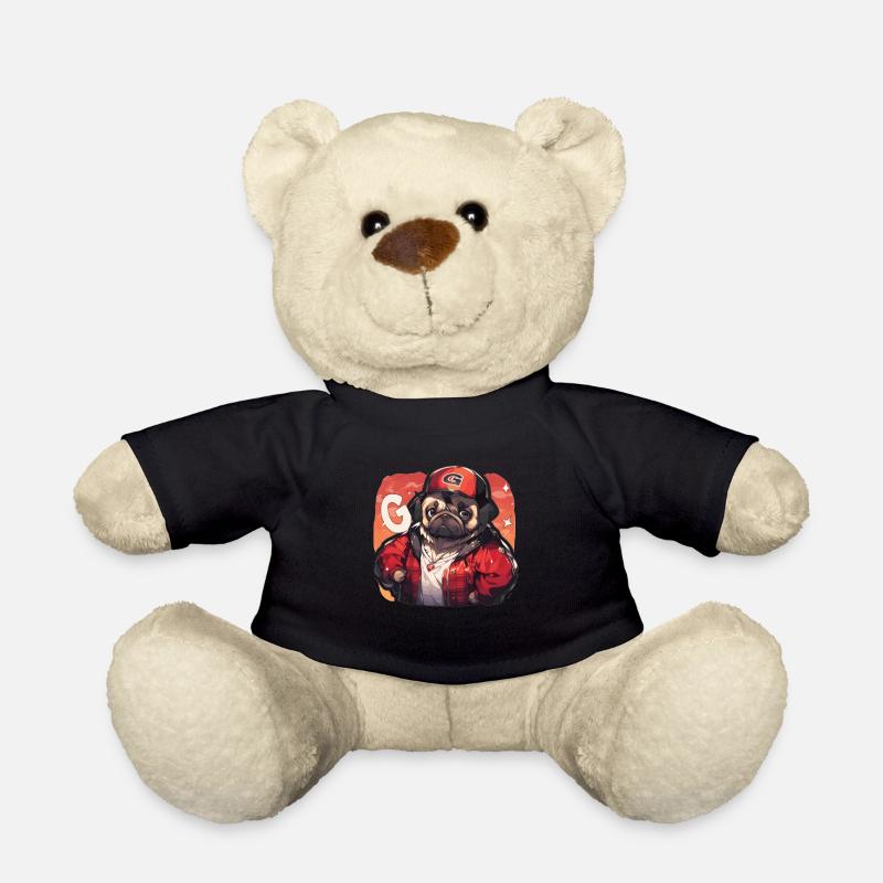 Mops Mops Hund Mops Geschenke Mops Liebhaber - Teddy - Schwarz