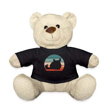 Chinchilla Retro - Teddy - Schwarz - Vorne