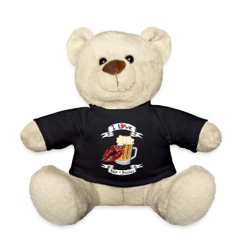 Bier und Bussies - Teddy - Schwarz - Vorne